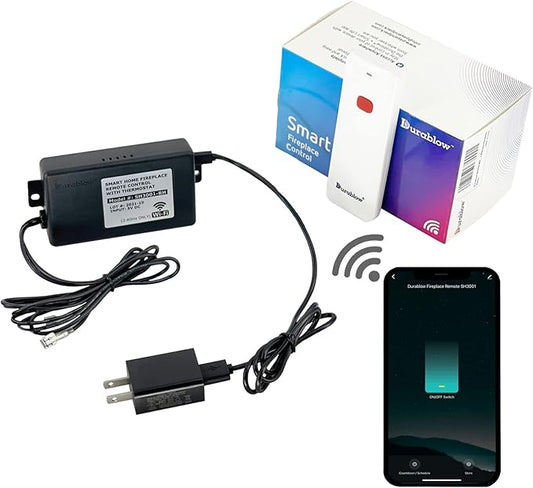 Durablow SH3001-RH Gas Fireplace WiFi Smart Home Remote Control by Durablow