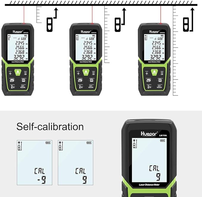Huepar Laser Distance Measure 165Ft - Image 5