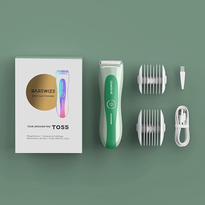 BAREWIZE Bikini Trimmer for Women, Electric Shaver for Women | LED Light - Image 9