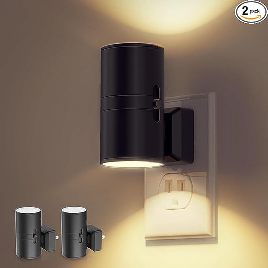 L LOHAS LED Night Light with Remote, Night Lights Plug into Wall, RGB Color by LLOHASLED