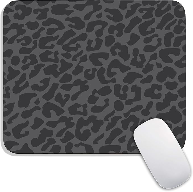 Armanza Square Mouse Pad Black Leopard, Personalized Premium-Textured Custom by Armanza