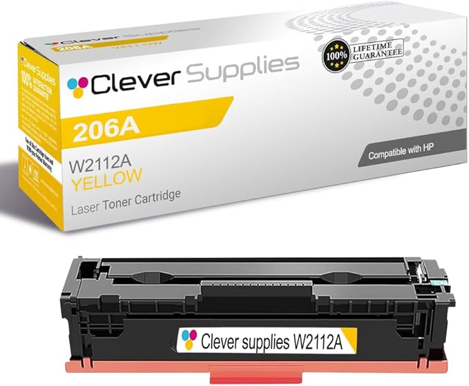 CS Replacement Compatible with HP Color Pro MFP M283fdw Toner Cartridge W2112A by CleverSupplies