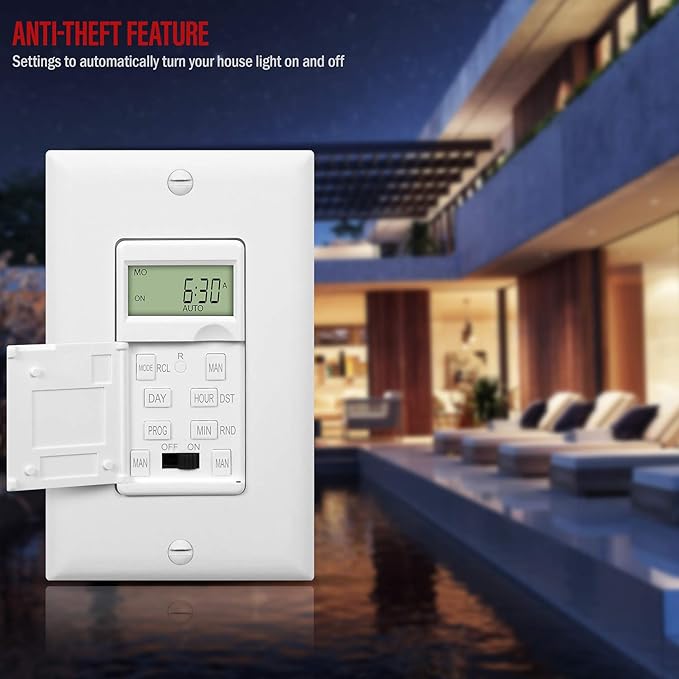 ENERLITES - HET01-C-W Programmable Digital Timer Switch - Image 6