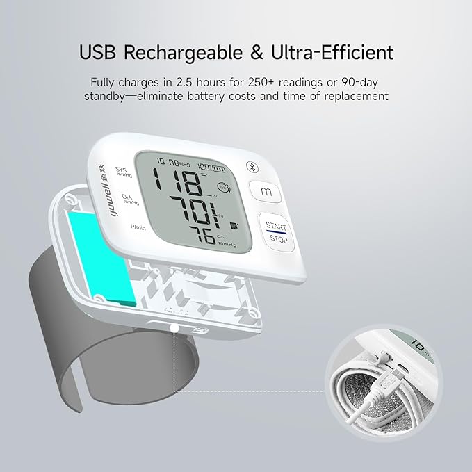 yuwell Smart Wrist Blood Pressure Monitor - Image 4