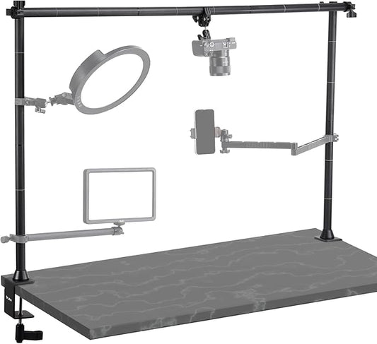 JUSMO LS15 Pro Camera Desk Mount, Aluminum Overhead Camera Mount Rig, Table by JUSMODirect
