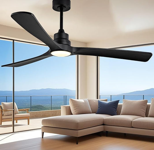 Gaizw Ceiling Fans with Lights, 60 Inch Ceiling Fan with Light and Remote by Unknown