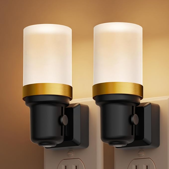 L LOHAS LED Night Light, 2 Pack Night Lights Plug into Wall, Dimmable Nightlight by LLOHASLED