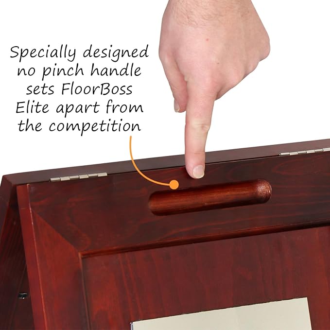 SmartSign Premium 'Do Not Enter Cleaning in Progress' Wooden A-Frame Standing - Image 5