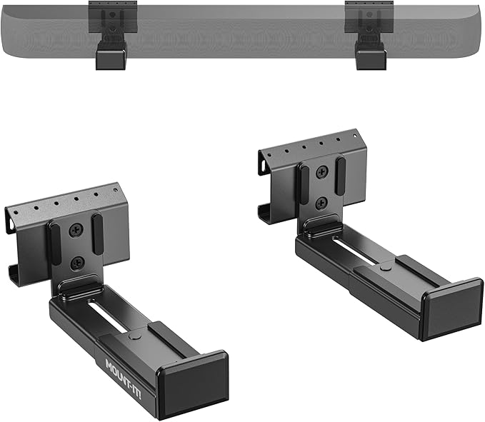 Mount-It! No Stud Sound Bar Wall Mount, Studless Soundbar Mounting Brackets by Mount-It