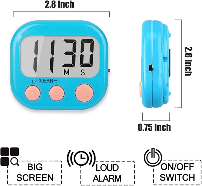 Classroom Timers for Teachers Kids Large Magnetic Digital Timer Teacher - Image 3