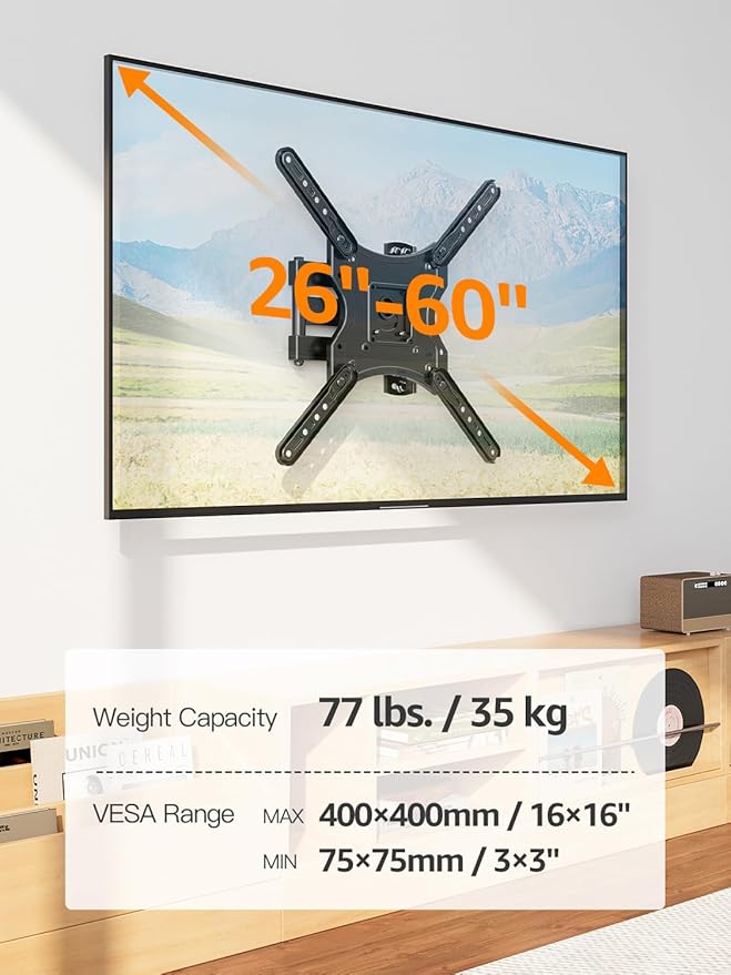 ELIVED Full Motion TV Wall Mount - Image 6