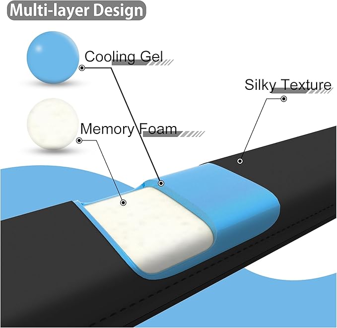 Faluber Cooling Gel Wrist Rest, 12.5-inch Length - Image 5