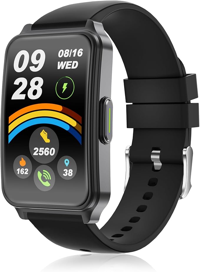 Fitness Tracker，Smart Watch 24/7 Heart Rate Spo2 Blood Oxygen Monitor Sleep by MFVLP