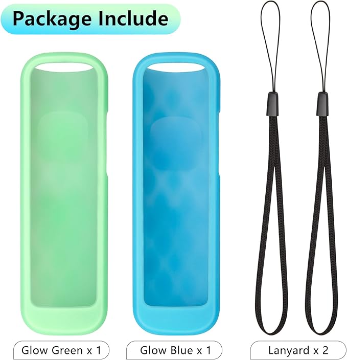 Cover-Case-for-Roku-Remote, Glow-in-The-Dark Silicone Protective Sleeve Skin - Image 2