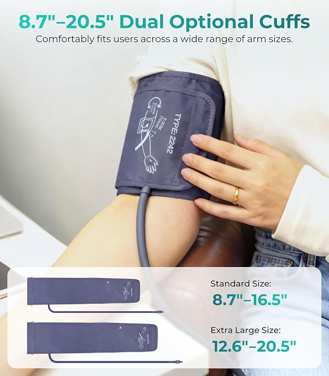 YONLO Blood Pressure Monitor, Automatic Upper Arm Blood Pressure Monitors - Image 4