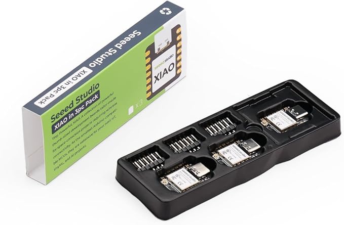 XIAO ESP32S3 3PCS Pack- 2.4GHz WiFi, BLE 5.0, 8MB PSRAM, 8MB Flash, Battery - Image 4