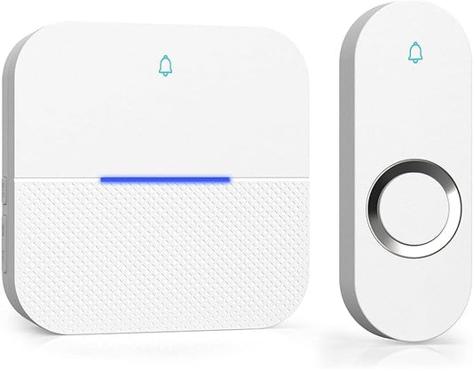 AIDA Lighted Wireless Doorbell for Home, Waterproof Battery Doorbell Wireless 1 by AIDA