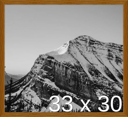 Frame It Easy 33 x 30 Hazel Wood Frame by FrameItEasy