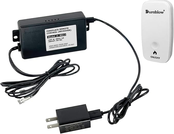 Durablow TR2002 Gas Fireplace Remote Control by Durablow