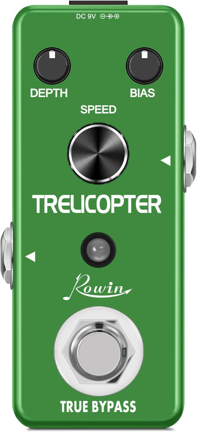 Rowin Trelicopter Effects Guitar Tremolo Pedal by Rowin