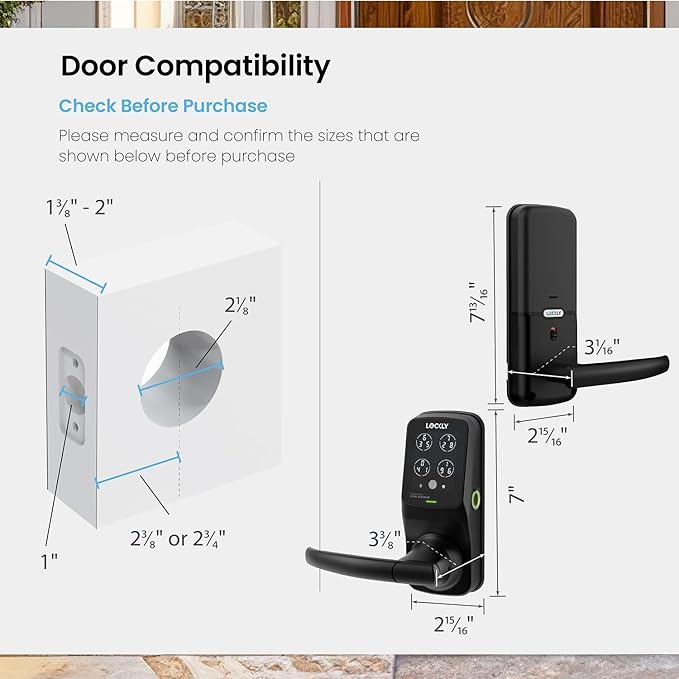 Lockly Secure Plus Bluetooth Smart Door Lock, Keyless Entry - Image 8