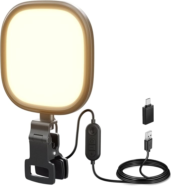 NEEWER Basics 5" 10W LED Streaming Light, Bi Color Edge Lit Clip on Full Screen by Neewer