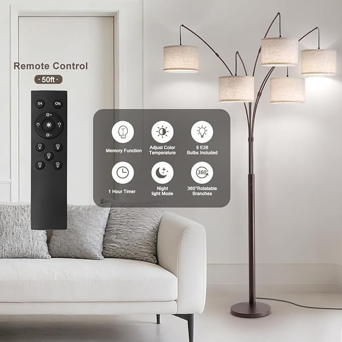 Fansdrick Dimmable Floor Lamp - Image 3