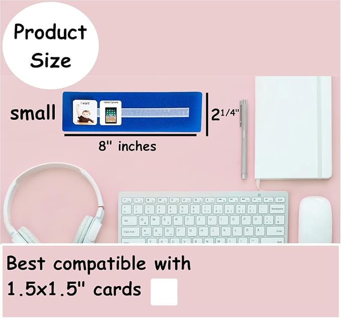 Smile4autism Small 2x8 Tools Perfect to Keep Your Loose Visual Picture Cards - Image 3