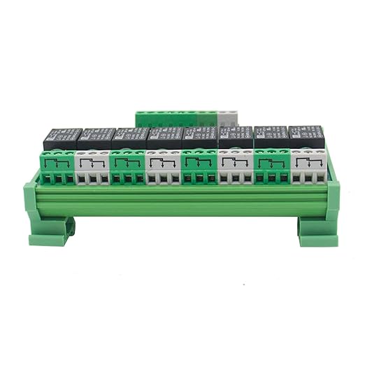 GAEYAELE 8 Channel Interface Relay Module 12VACDC DIN Rail Panel Mount - Image 4