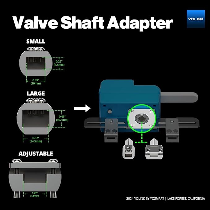 YoLink DIY Automatic Water Leak Detection & Shut-Off Starter Kit, Valve Operator - Image 2