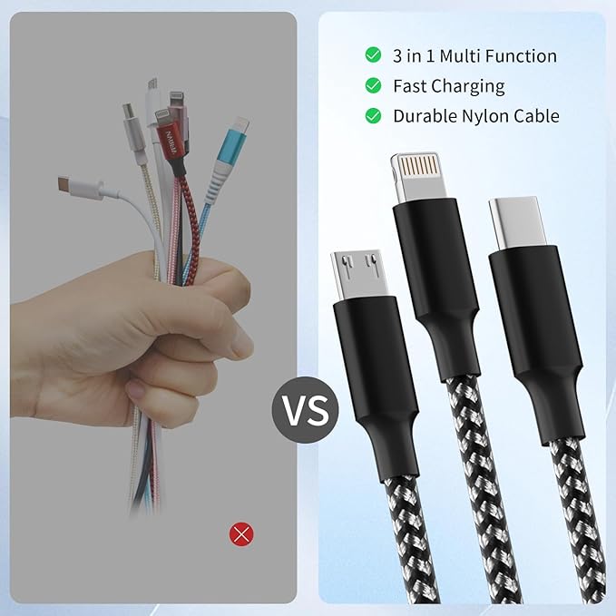 Firsting Multi Charging Cable, 3 in 1 Charging Cable - Image 3