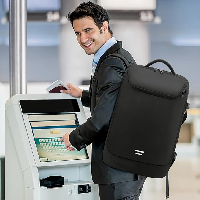 Travel Carry on Backpack 50L Expandable Flight Approved Backpacks 17.3 inch - Image 8