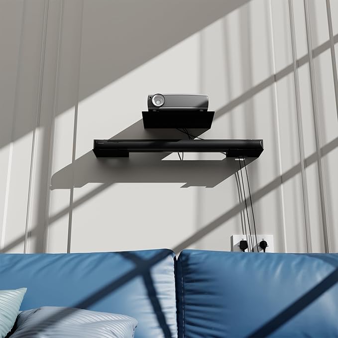 PzewMo Floating Metal Wall Mount Shelf, Shelf - Image 4