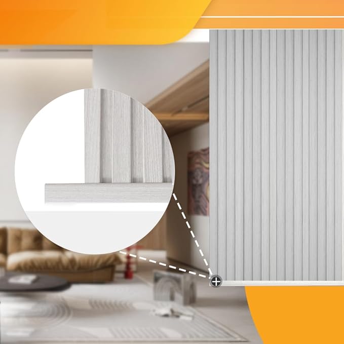 OUZUGIE 8-Pack 57 Inches, WPC Slat Wall Panel Trim, Corner Guard - Image 5