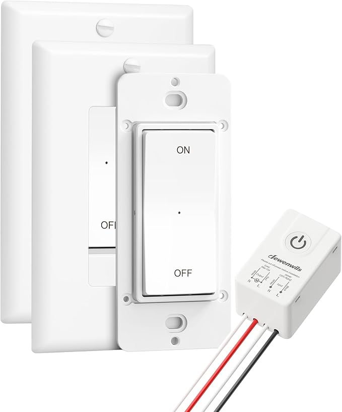 DEWENWILS Wireless Light Switch and Receiver Kit, No Wiring, No Interference - Image 8