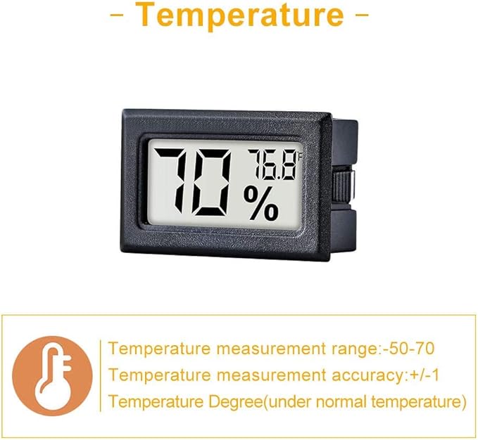 12 Pack Pgzsy Mini Small Digital Electronic Temperature Humidity Meters Gauge - Image 3