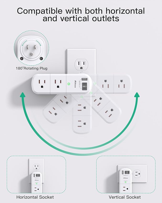 PD30W USB Outlet Extender Surge Protector - - Image 2