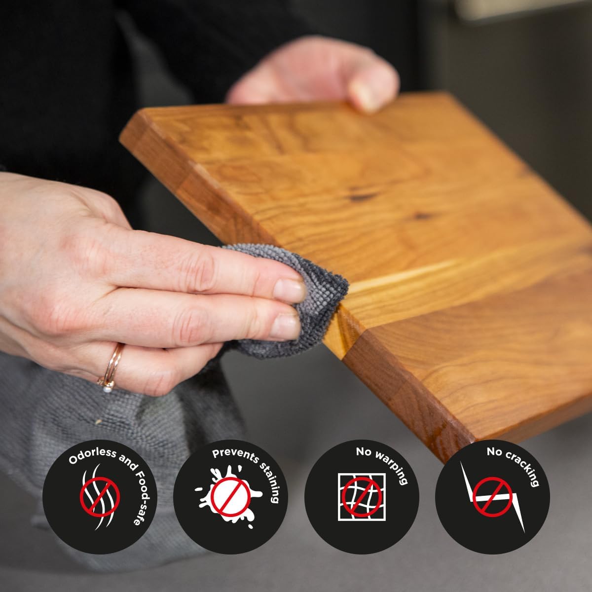 Cutting Board Food Grade Mineral Oil (16 oz) - Revitalize Cutting Board, Butcher Block, Countertops and Wood Utensils - Food Safe Certified NSF - Made in North America