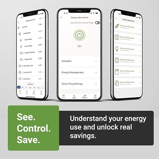 Emporia Energy Monitoring Smart Plug, WiFi Smart Outlet Plug Works - Image 3