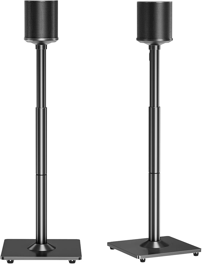 MOUNTUP Speaker Stands for Sonos Era 100, Sonos One, One SL, Height Adjustable by MOUNTUP