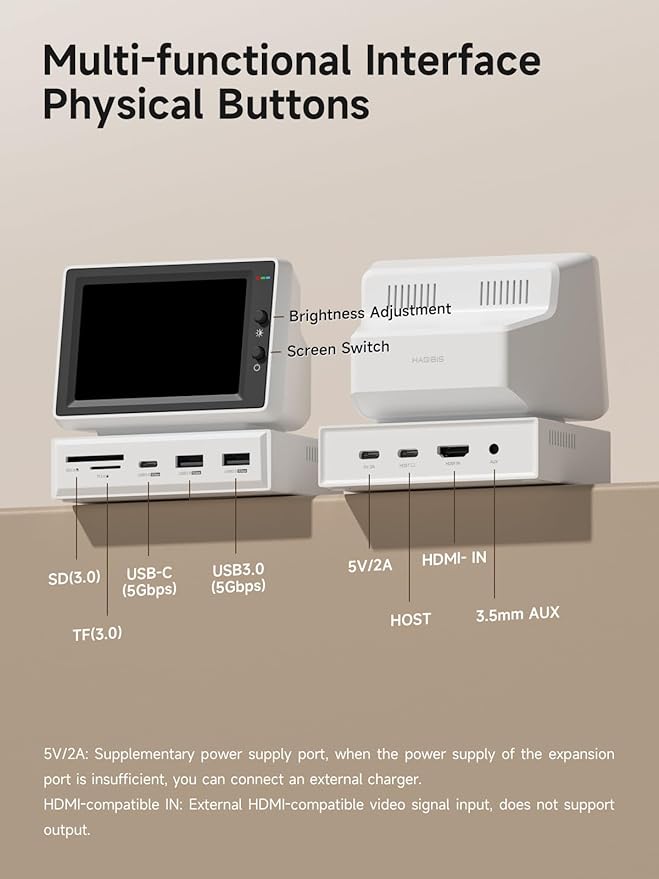 Hagibis 3.5inch IPS USB Mini Screen - Image 3