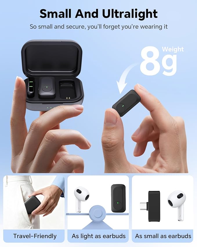 Jubolion Wireless Lavalier Microphone - Image 2