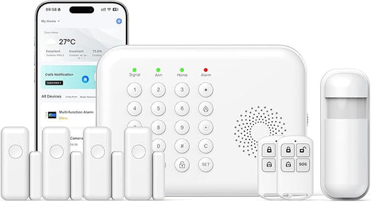 Hapippofa Alarm System for Home Security, WiFi/4G Home Alarm System by Unknown