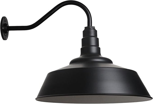 Steel Lighting Co. Large Outdoor Barn Light | Gooseneck Light Fixture | Made in by SteelLightingCo