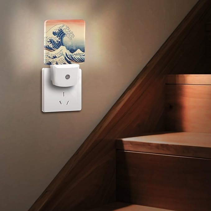 YKJAHSD Ocean Waves Night Light, Plug into Wall Decor Nightlights - Image 6