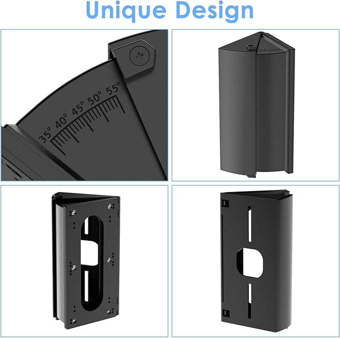 RIOVO Adjustable 30 to 55 Degree Doorbell Angle Mount Compatible - Image 3