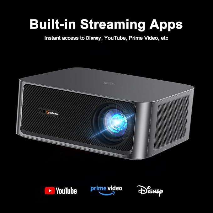 HAPPRUN 2500 ANSI Lumens Outdoor Projector - Image 2