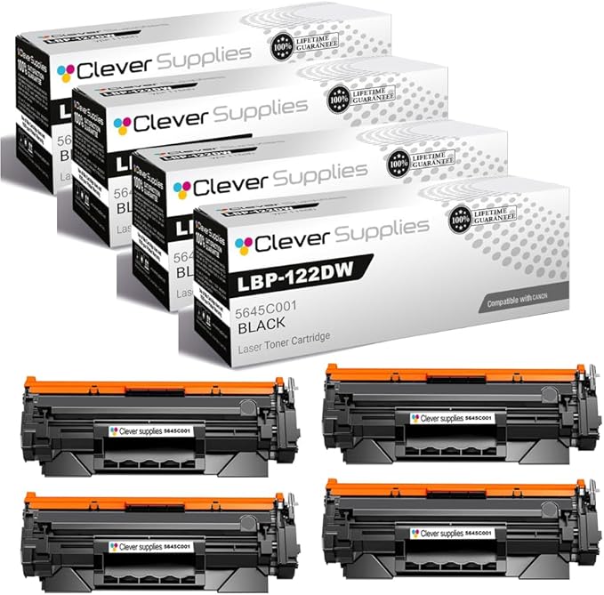 CS Replacement Compatible with Canon LBP 122DW Toner Cartridge 5645C001 to use by CleverSupplies