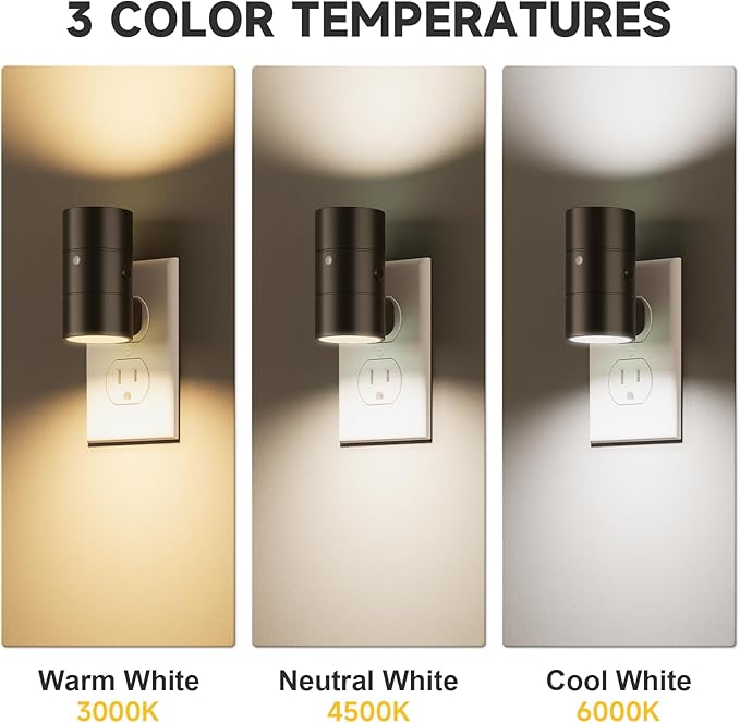 NIORSUN Night Lights Plug into Wall, Dimmable - Image 2