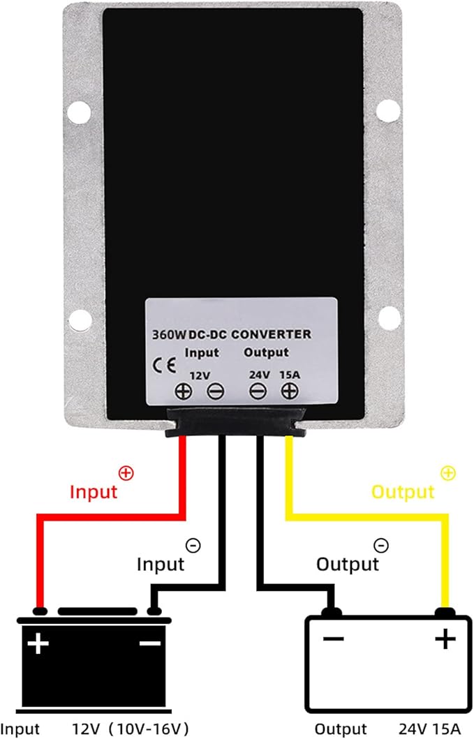 MGGi DC 12V-24V 15A 360W Voltage Booster, DC Boost Converter, Regulator Power - Image 4